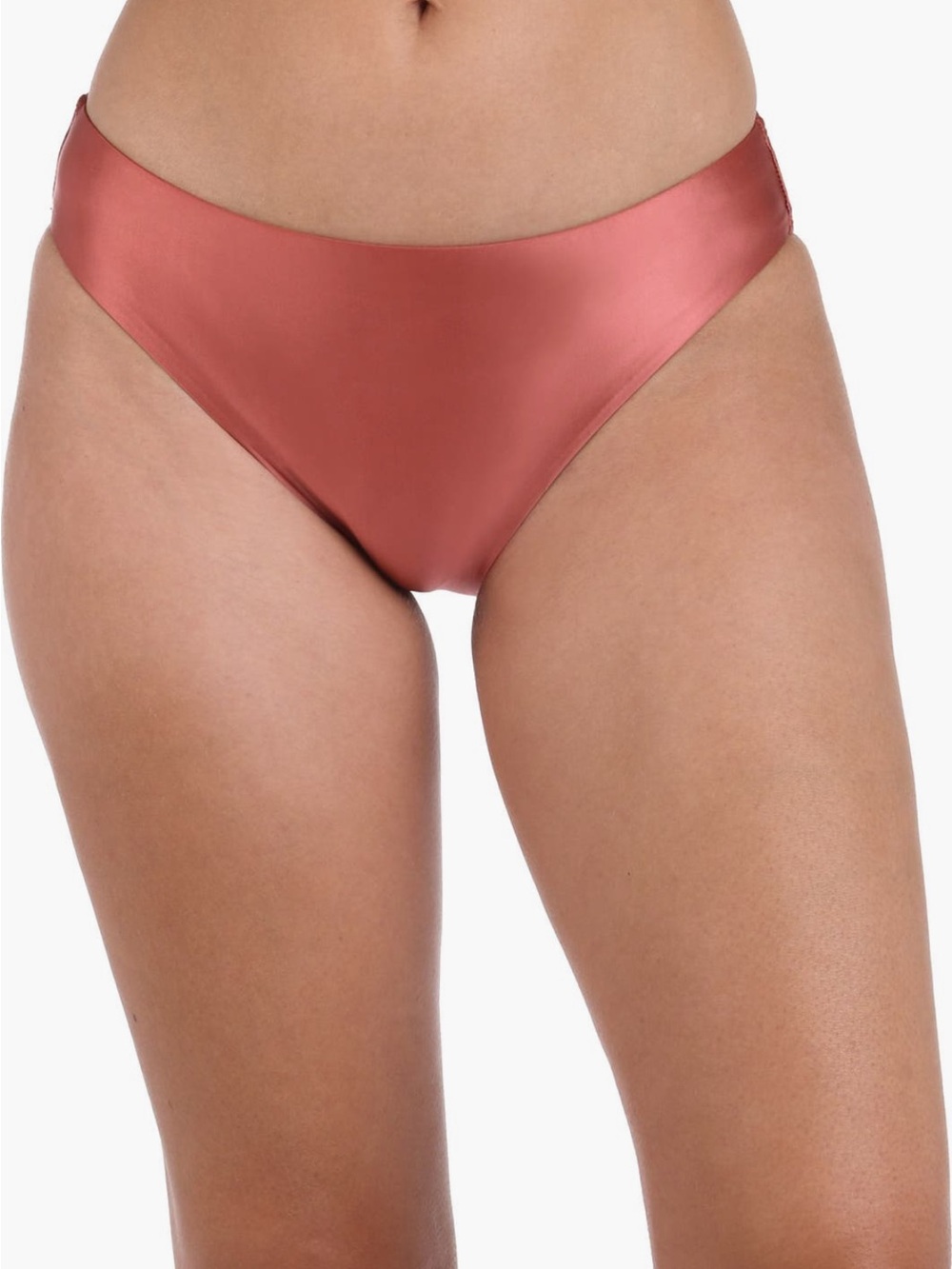 La Blanca Earth Hipster Bikini Bottom in Sienna size 8